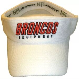 Denver Broncos Equipment Reebok Mens Visor Hat White New Nfl
